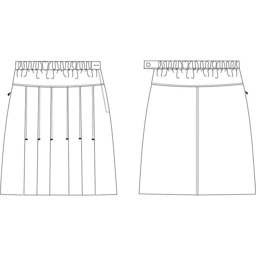 Skirt I-G09SS038W-KRS